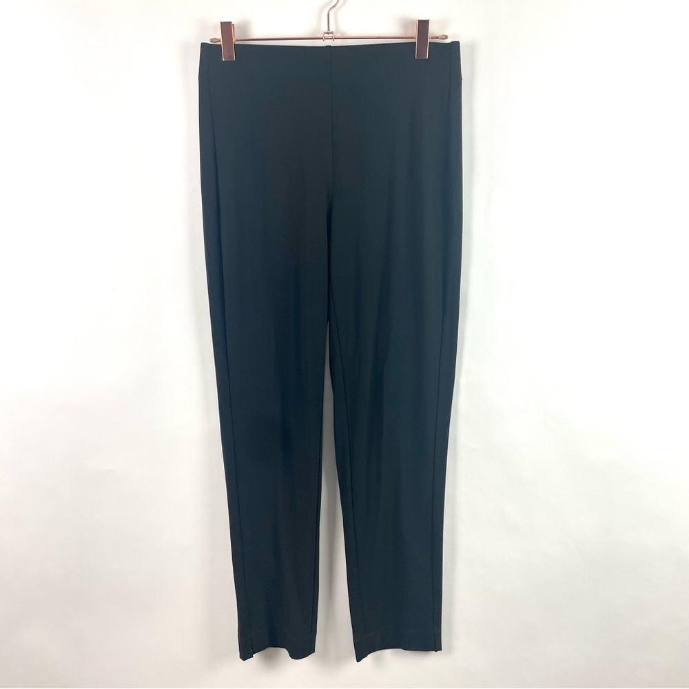 J. Jill Wearever Collection Pants Forward-Seam Slim Ankle Black Pull On‎ XS